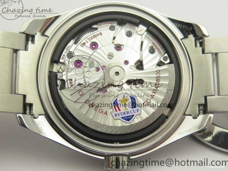 0121 Bright Aqua Terra Master Ryder Cup Edition VSF 1:1 Best Edition White Textured Dial on SS Bracelet A8500 Super Clone 8018